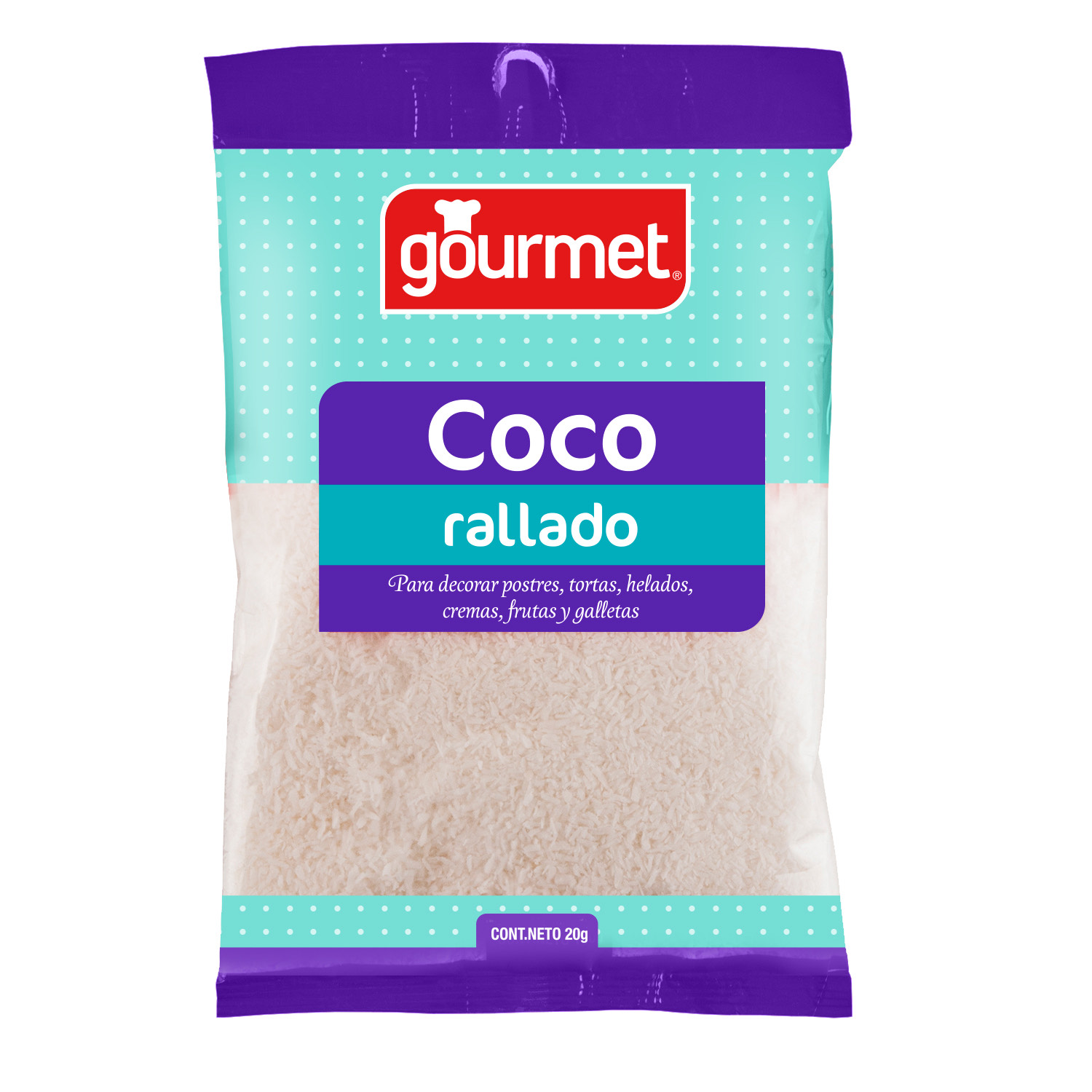imagen de bolsa de coco rallado