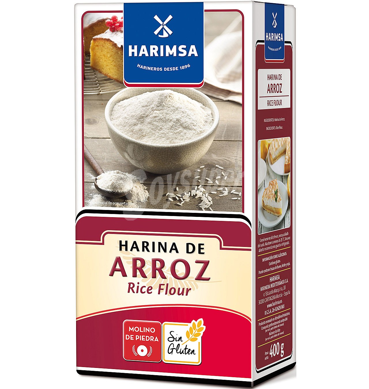 Imagen de bolsa de harina de arroz