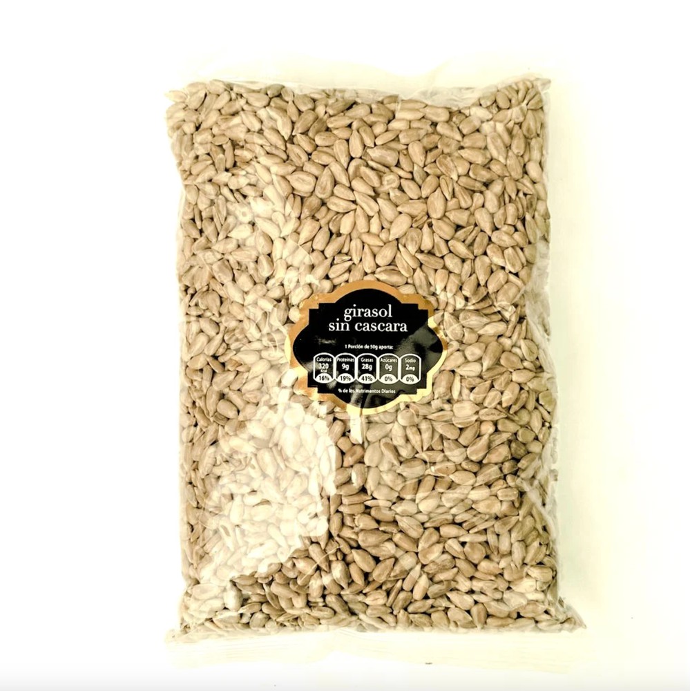 imagen de bolsa de semillas de girasol